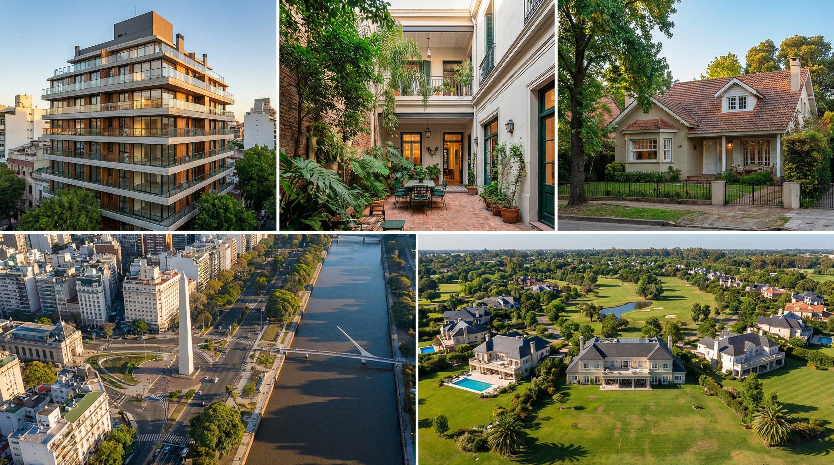 Tipos de Inmuebles y Propiedades